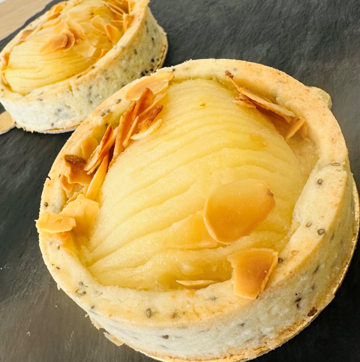 TARTE PÊRA « BOURDALOUE » SEM GLUTEN
