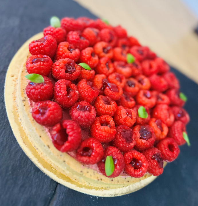 TARTE DE FRAMBOESA SEM GLUTEN